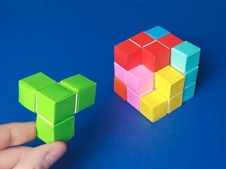 Origami Soma Cube